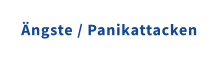 Ängste / Panikattacken